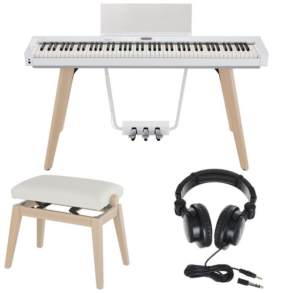 Piano Casio PX-S7000 WE Deluxe Bundle - Vue principale