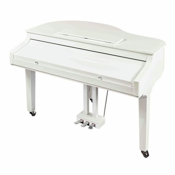 Test Thomann DP-275 GP WHP: piano numérique blanc haute brillance